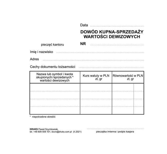 Czy wyciąg z banku może być uznawany za dowód zakupu?