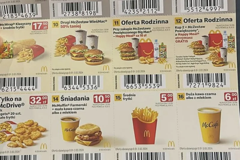 Gdzie można znaleźć kupony do McDonald's i zaoszczędzić na ulubionych zestawach?