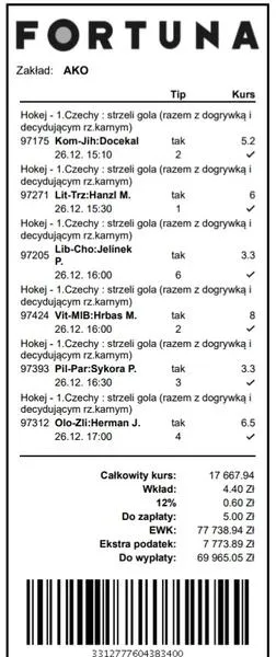Aplikacja Fortuna do kuponów