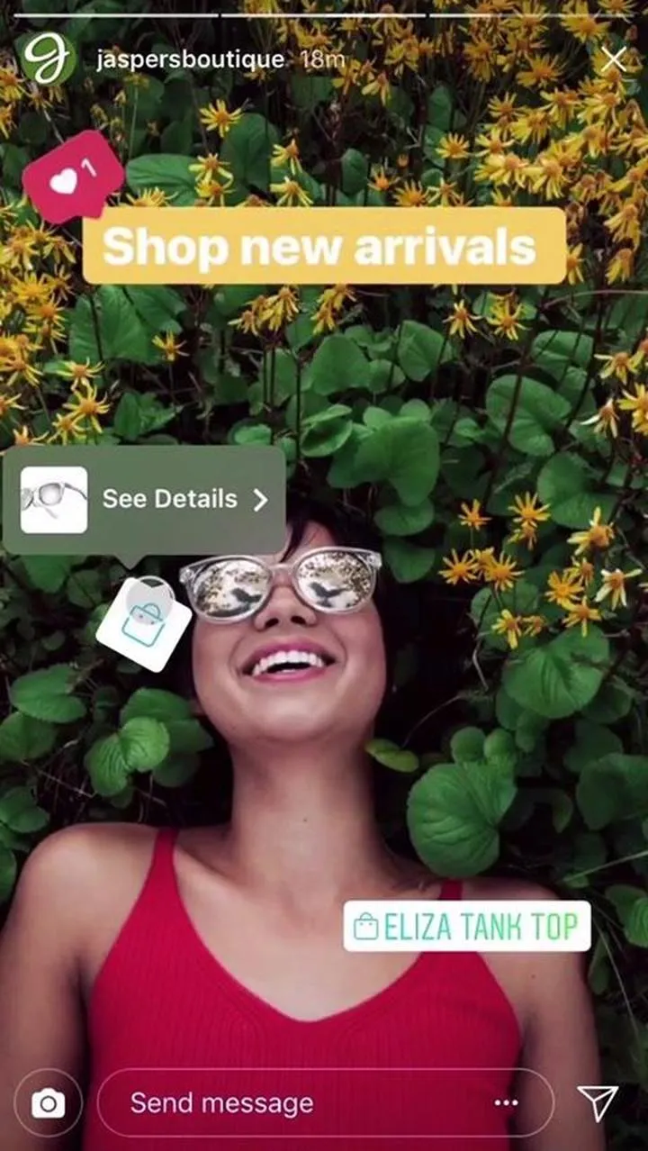Instagram Stories w promocji produktów