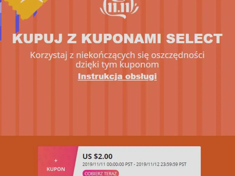 Kupony Aliexpress