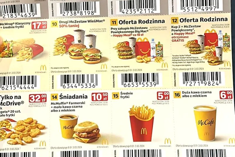 Kupony McDonald's