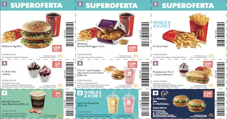 Kupony do McDonald's