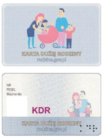 Mobilna karta dużej rodziny