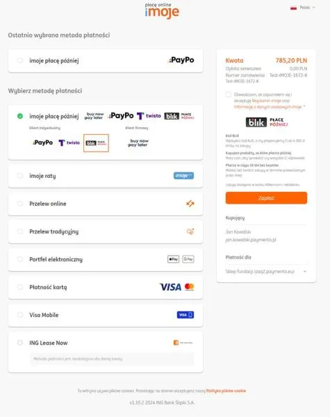 Płatności BLIK w sklepach