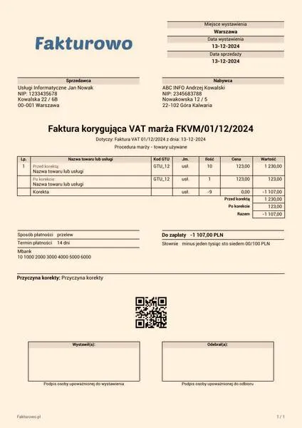 Podatek VAT marża