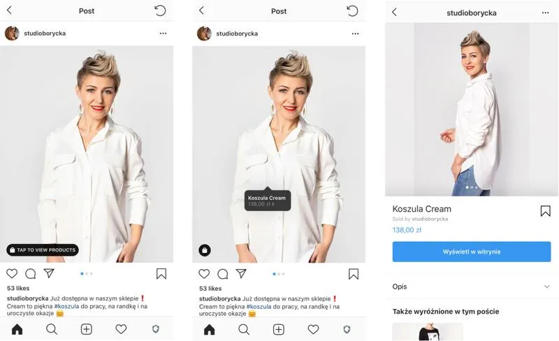Sklep na Instagramie