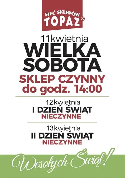 Sklepy noworoczne 2026