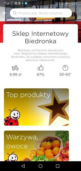 Zakupy online Biedronka